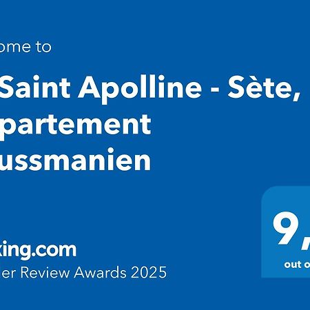 Le Saint Apolline - Sete, Appartement Haussmanien Eksteriør billede